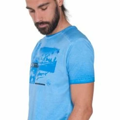 French Denim T-Shirt imprim? surf T-shirts & Polos -French Denim Soldes 21553773 500 B