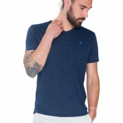 French Denim T-Shirt Galaxy col V T-shirts & Polos