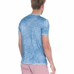 French Denim T-shirt bleu indigo effet d?lav? T-shirts & Polos 7 French Denim T-shirt bleu indigo effet d?lav? T-shirts & Polos -French Denim Soldes 21553785 500 C