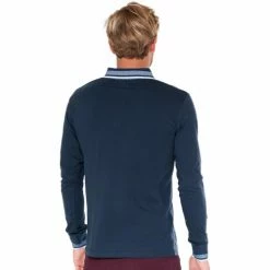 French Denim Polo manches longues imprim? T-shirts & Polos -French Denim Soldes 21553788 500 C