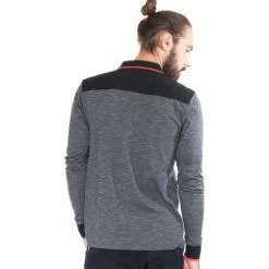 French Denim Polo manches longues microstripes T-shirts & Polos -French Denim Soldes 21553790 500 C