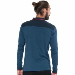 French Denim Polo manches longues microstripes T-shirts & Polos -French Denim Soldes 21553791 500 B