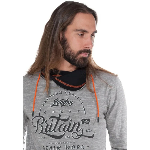 French Denim T-Shirt microstripes imprim? Britain T-shirts & Polos 4 French Denim T-Shirt microstripes imprim? Britain T-shirts & Polos – Image 2