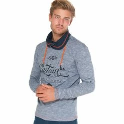 French Denim T-Shirt microstripes imprim? Britain T-shirts & Polos 7 French Denim T-Shirt microstripes imprim? Britain T-shirts & Polos -French Denim Soldes 21553795 500 C