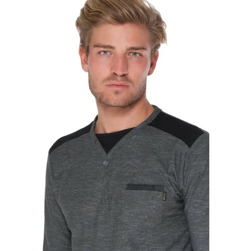 French Denim T-Shirt microstripes col boutonn? T-shirts & Polos 4 French Denim T-Shirt microstripes col boutonn? T-shirts & Polos – Image 2