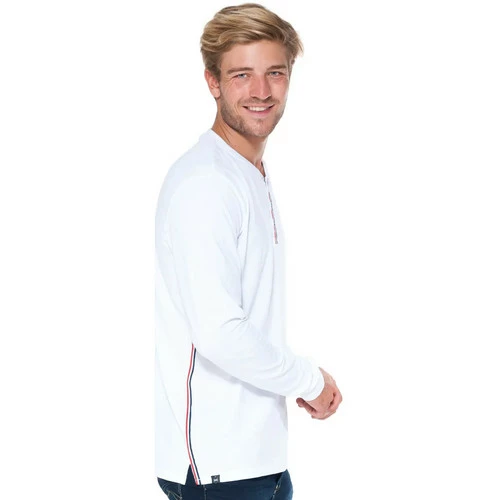 French Denim T-Shirt col boutonn? d?tails France T-shirts & Polos 4 French Denim T-Shirt col boutonn? d?tails France T-shirts & Polos – Image 2