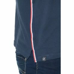 French Denim T-Shirt col boutonn? d?tails France T-shirts & Polos -French Denim Soldes 21553804 500 C