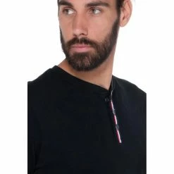 French Denim T-Shirt col boutonn? d?tails France T-shirts & Polos -French Denim Soldes 21553805 500 B