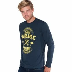 French Denim T-Shirt imprim? Garage T-shirts & Polos -French Denim Soldes 21553807 500 C