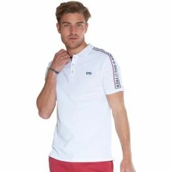 French Denim Polo piqu? sport T-shirts & Polos -French Denim Soldes 21553812 500 B