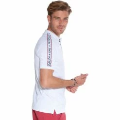 French Denim Polo piqu? sport T-shirts & Polos -French Denim Soldes 21553812 500 C