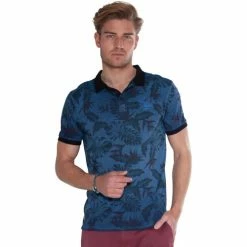 French Denim Polo imprim? Hawaii Indigo T-shirts & Polos