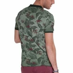 French Denim Polo imprim? Hawaii Kaki T-shirts & Polos -French Denim Soldes 21553815 500 C