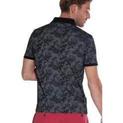 French Denim Polo imprim? jungle gris T-shirts & Polos -French Denim Soldes 21553816 500 C