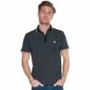 French Denim Polo noir jacquard d?tails tricolores T-shirts & Polos 2 French Denim Polo noir jacquard d?tails tricolores T-shirts & Polos -French Denim Soldes 21553819 500 A