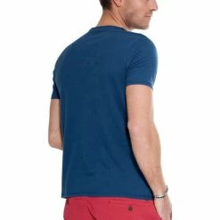 French Denim T-Shirt manches courtes drapeau T-shirts & Polos 5 French Denim T-Shirt manches courtes drapeau T-shirts & Polos -French Denim Soldes 21553821 500 B