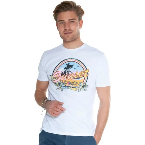 French Denim T-Shirt manches courtes Sunset T-shirts & Polos 3 French Denim T-Shirt manches courtes Sunset T-shirts & Polos