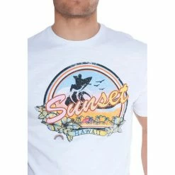 French Denim T-Shirt manches courtes Sunset T-shirts & Polos 6 French Denim T-Shirt manches courtes Sunset T-shirts & Polos -French Denim Soldes 21553831 500 B