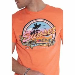 French Denim T-Shirt manches courtes Sunset T-shirts & Polos -French Denim Soldes 21553832 500 B