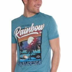 French Denim T-Shirt manches courtes Rainbow T-shirts & Polos -French Denim Soldes 21553839 500 B