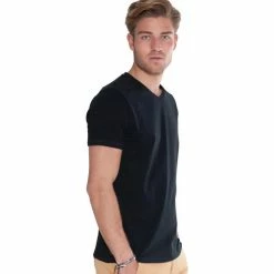 French Denim T-Shirt V basique T-shirts & Polos -French Denim Soldes 21553849 500 B