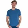 French Denim T-Shirt V basique boutons T-shirts & Polos -French Denim Soldes 21553855 500 A