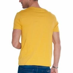 French Denim T-Shirt V basique boutons T-shirts & Polos -French Denim Soldes 21553856 500 C