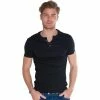 French Denim T-Shirt Col Y boutonn? T-shirts & Polos -French Denim Soldes 21553863 500 A