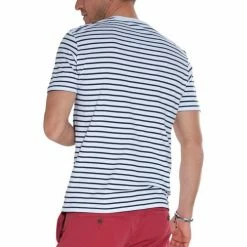 French Denim T-Shirt marini?re cocarde poitrine T-shirts & Polos -French Denim Soldes 21553873 500 B