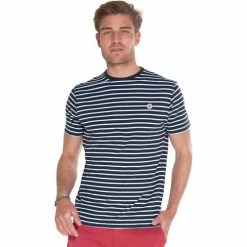 French Denim T-Shirt marini?re cocarde poitrine T-shirts & Polos