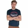 French Denim T-Shirt Vintage Original T-shirts & Polos -French Denim Soldes 21553882 500 A