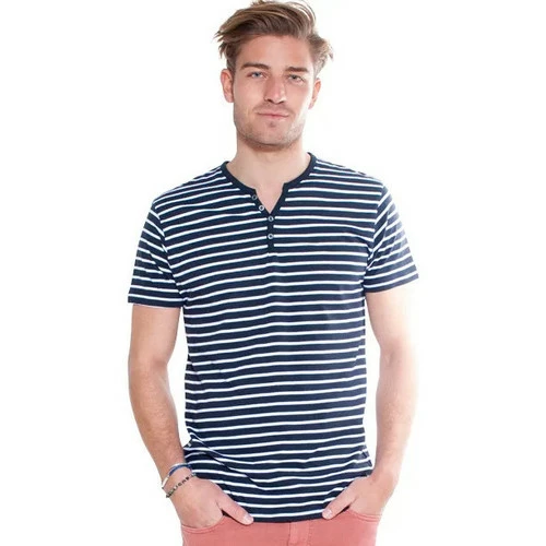 French Denim T-Shirt marin col boutonn? T-shirts & Polos 3 French Denim T-Shirt marin col boutonn? T-shirts & Polos