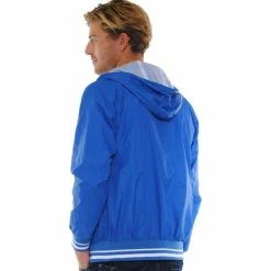 French Denim Coupe vent bleu ? capuche d?perlant Manteaux -French Denim Soldes 21553918 500 C