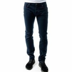 French Denim Jeans stretch regular Dark Navy Pantalons