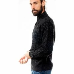 French Denim Pull col zipp? ? torsades Pulls & Gilets -French Denim Soldes 21585154 500 C