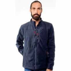 French Denim Sweat Polaire zipp? Pulls & Gilets