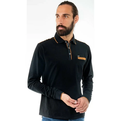 French Denim Polo stretch d?tails Alcantara T-shirts & Polos 3 French Denim Polo stretch d?tails Alcantara T-shirts & Polos