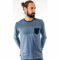 French Denim T-Shirt bi-mati?re imprim? T-shirts & Polos