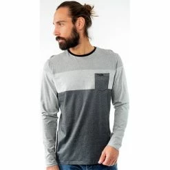 French Denim T-Shirt bi-mati?re imprim? T-shirts & Polos