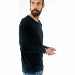 French Denim T-Shirt stretch manches longues T-shirts & Polos -French Denim Soldes 21586130 500 C