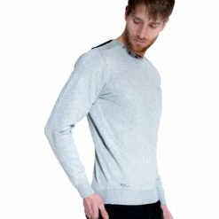 French Denim Pull col v boutonn? Pulls & Gilets -French Denim Soldes 21729308 500 C