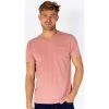 French Denim Tee Shirt Uni Col V T-shirts & Polos