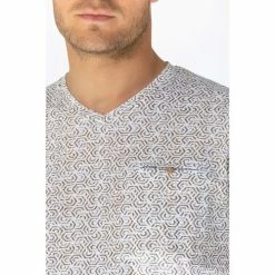 French Denim Tee Shirt imprim? ethnique T-shirts & Polos -French Denim Soldes 22937504 500 C