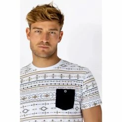 French Denim Tee Shirt motif ethnique T-shirts & Polos -French Denim Soldes 22937505 500 C