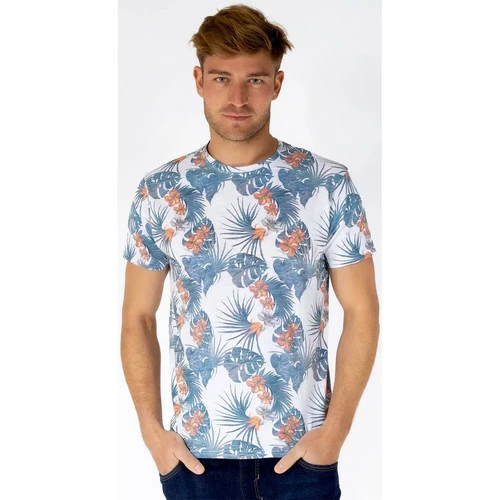 French Denim Tee Shirt imprim? Tropical T-shirts & Polos 3 French Denim Tee Shirt imprim? Tropical T-shirts & Polos