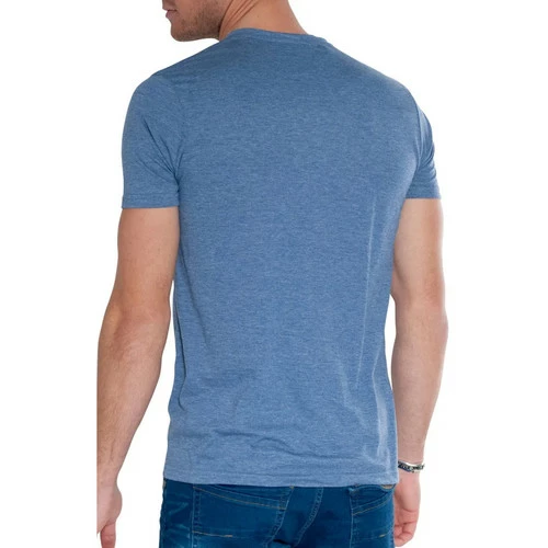 French Denim T-Shirt col V basique T-shirts & Polos 4 French Denim T-Shirt col V basique T-shirts & Polos – Image 2