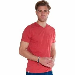 French Denim T-Shirt col V basique T-shirts & Polos -French Denim Soldes 22970797 500 C