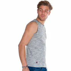 French Denim T-Shirt sans manches chin? T-shirts & Polos -French Denim Soldes 22970799 500 B