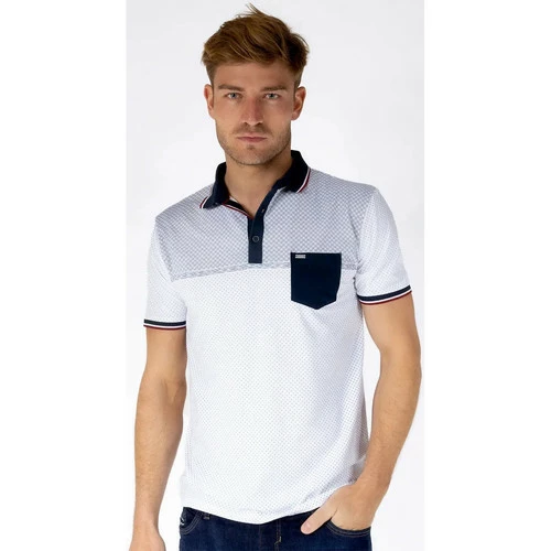 French Denim Polo imprim? tricolore T-shirts & Polos 3 French Denim Polo imprim? tricolore T-shirts & Polos