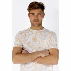 French Denim Tee Shirt d?lav? Tropical T-shirts & Polos -French Denim Soldes 23021410 500 C